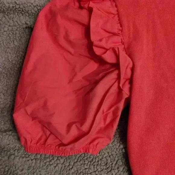 🆕 Zara Puff Sleeve Square Neck Top sz M - Picture 6 of 6